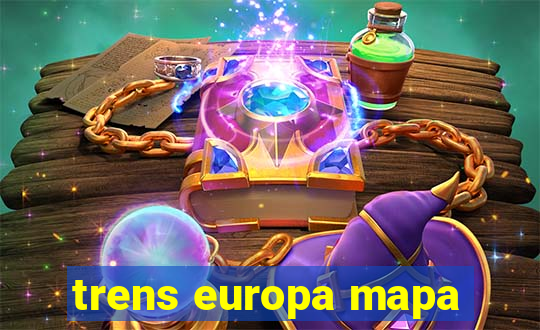 trens europa mapa